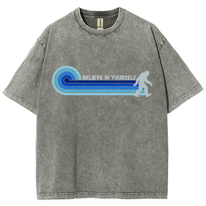 Vintage Creature BELIEVE IN YOURSELF Vintage Distressed T-shirt