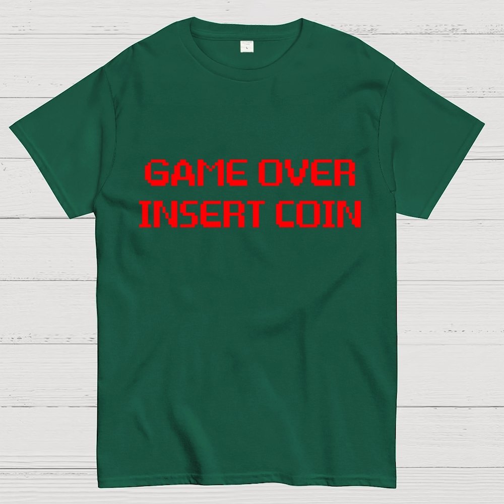 Game Over - Insert Coin Geek T-Shirt