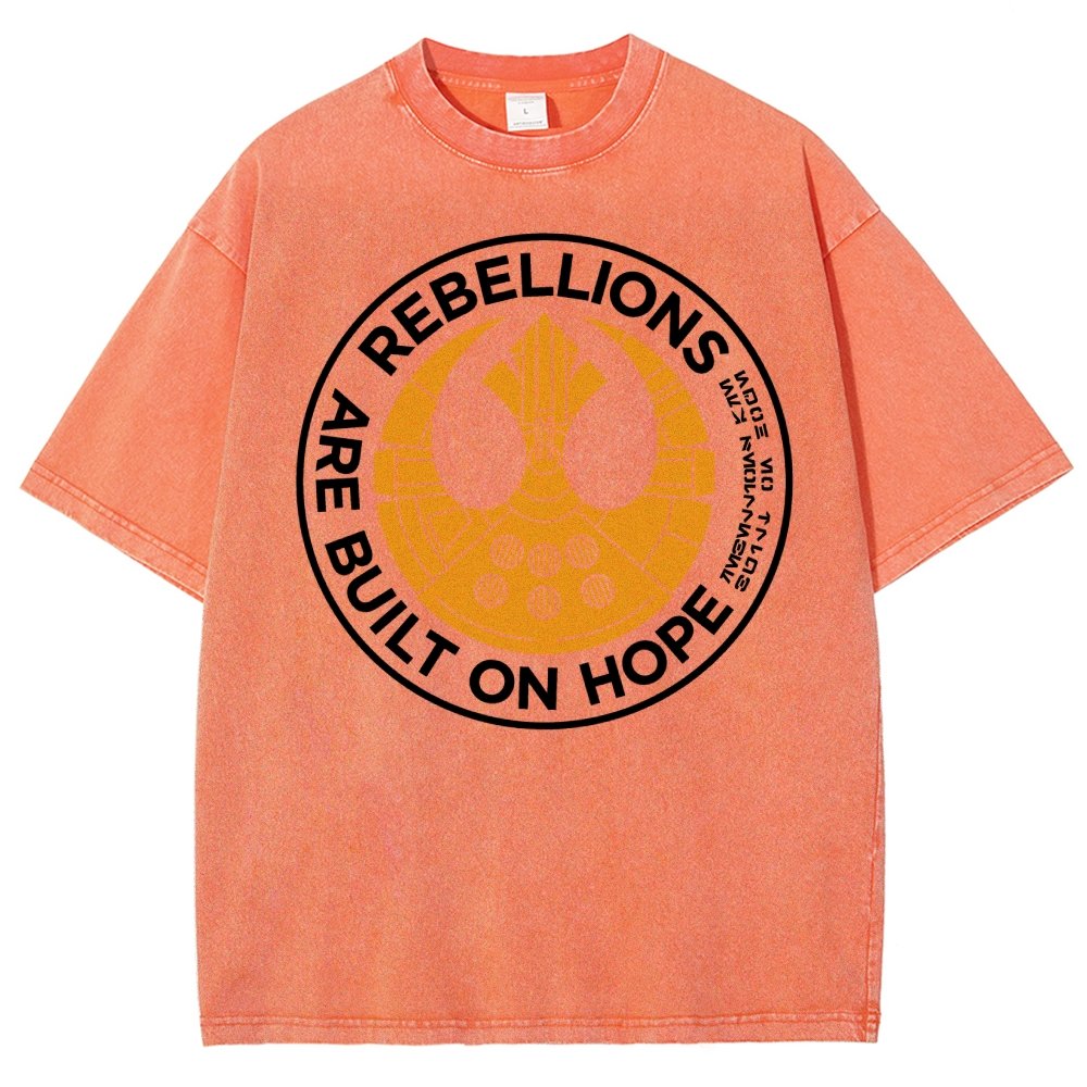 Rebellions Are Built on Dreams Vintage Distressed T-shirt