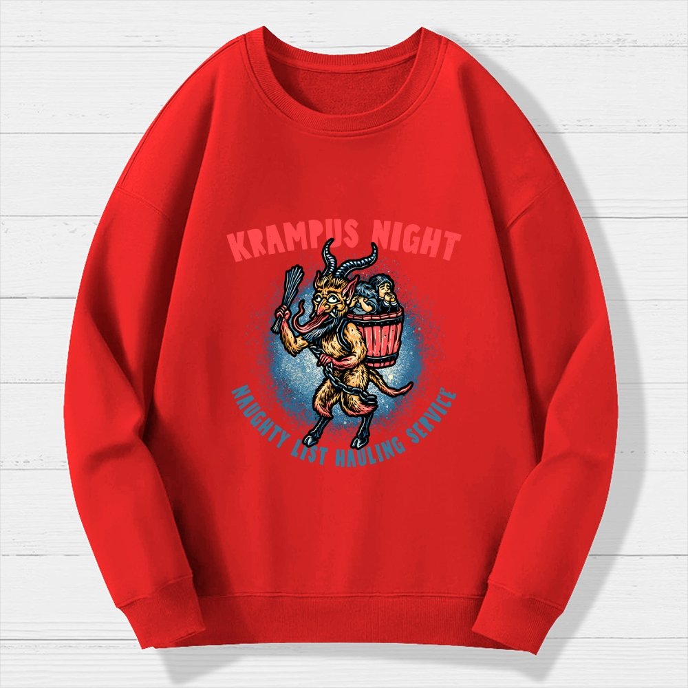 Krampus Night Geek Cotton Sweatshirt