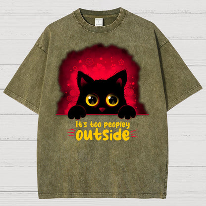 Too Peopley Vintage Distressed T-shirt