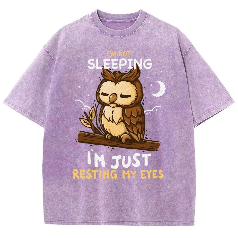 Just Resting My Eyes Vintage Distressed T-shirt