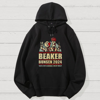 Vote For Science Geek Cotton Hoodie