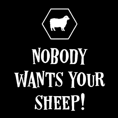 Nobody Wants Your Sheep Funny Boardgames Geek Washed Long Sleeve Tee