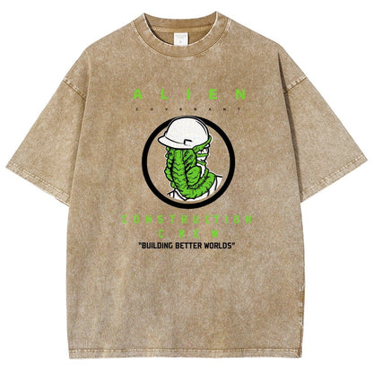 Mystery Construction Company Vintage Distressed T-shirt