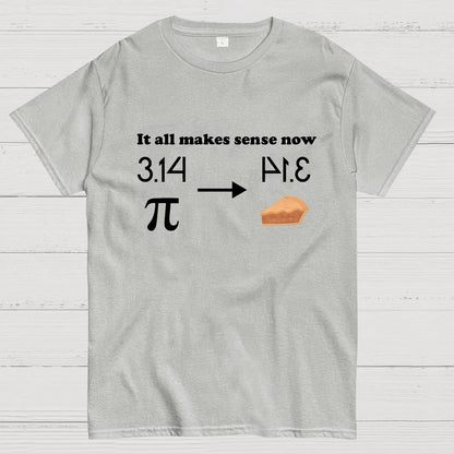 It all makes sense now pi Geek T-Shirt