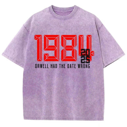 Orwell Got It Wrong Vintage Distressed T-shirt