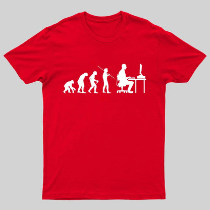 Computer Worker Evolution Shirt, Programmer T-Shirt