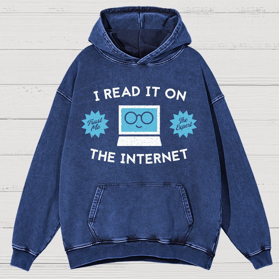 I'm An Internet Expert Vintage Distressed Hoodie