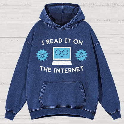 I'm An Internet Expert Vintage Distressed Hoodie