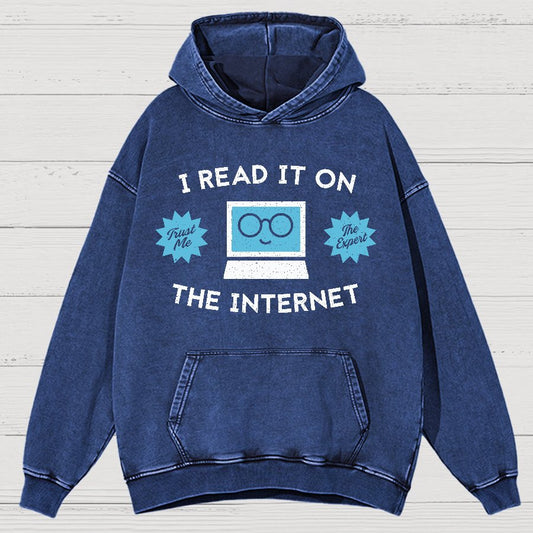 I'm An Internet Expert Vintage Distressed Hoodie