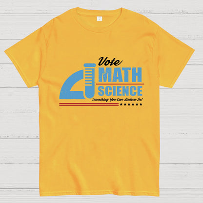 Vote Math & Science Geeky T-Shirt