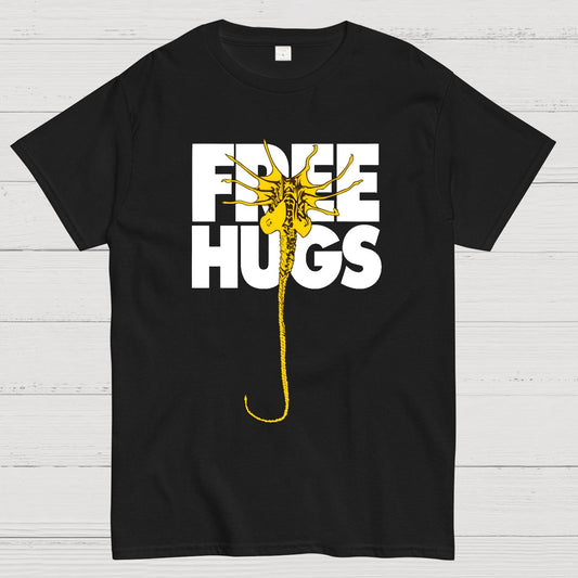 Free Hugs Alien Geek T-Shirt