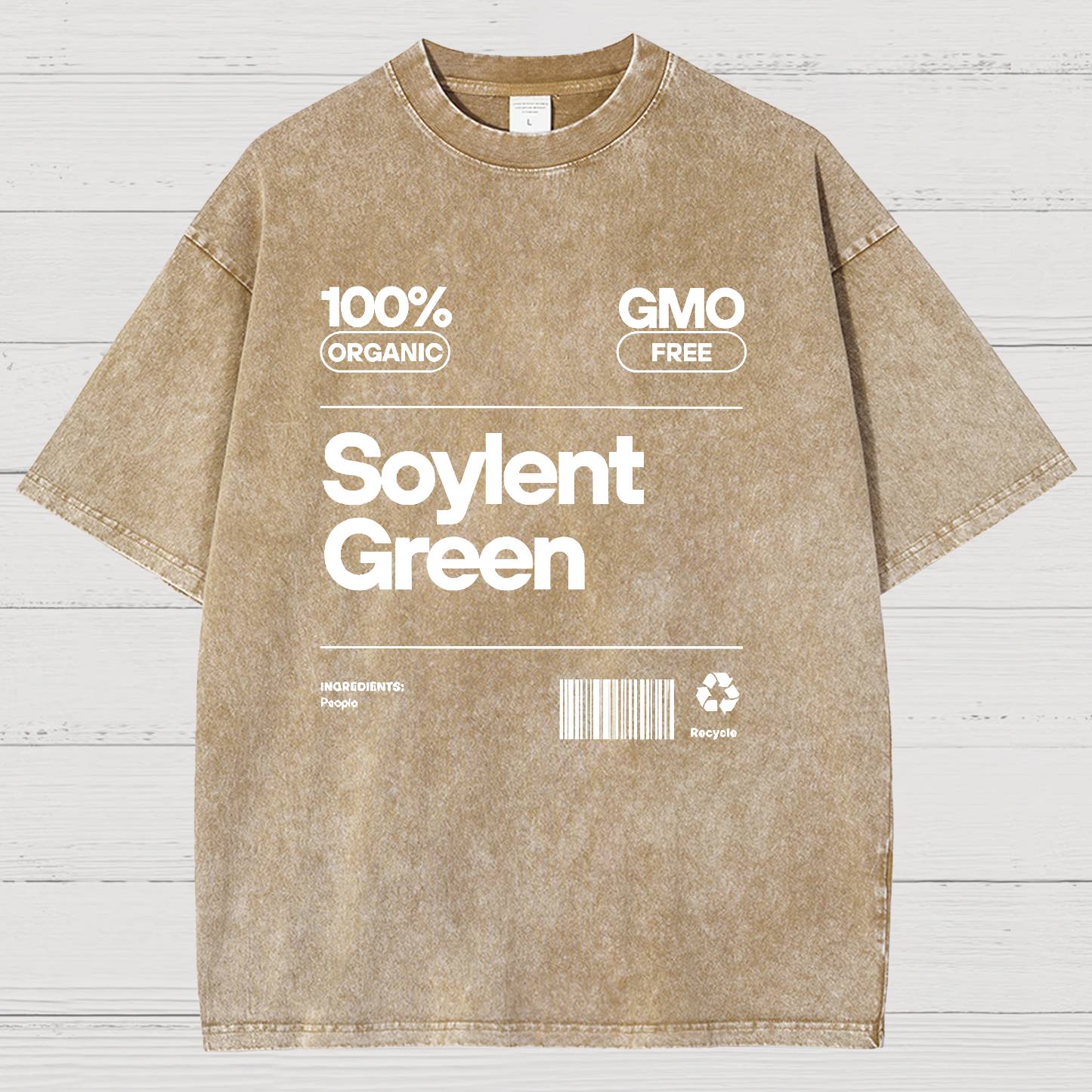 Soylent Green Tag Nerd Vintage Distressed T-shirt