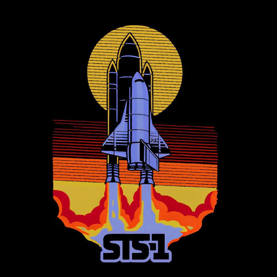 STS-1 Space Shuttle Geek T-Shirt