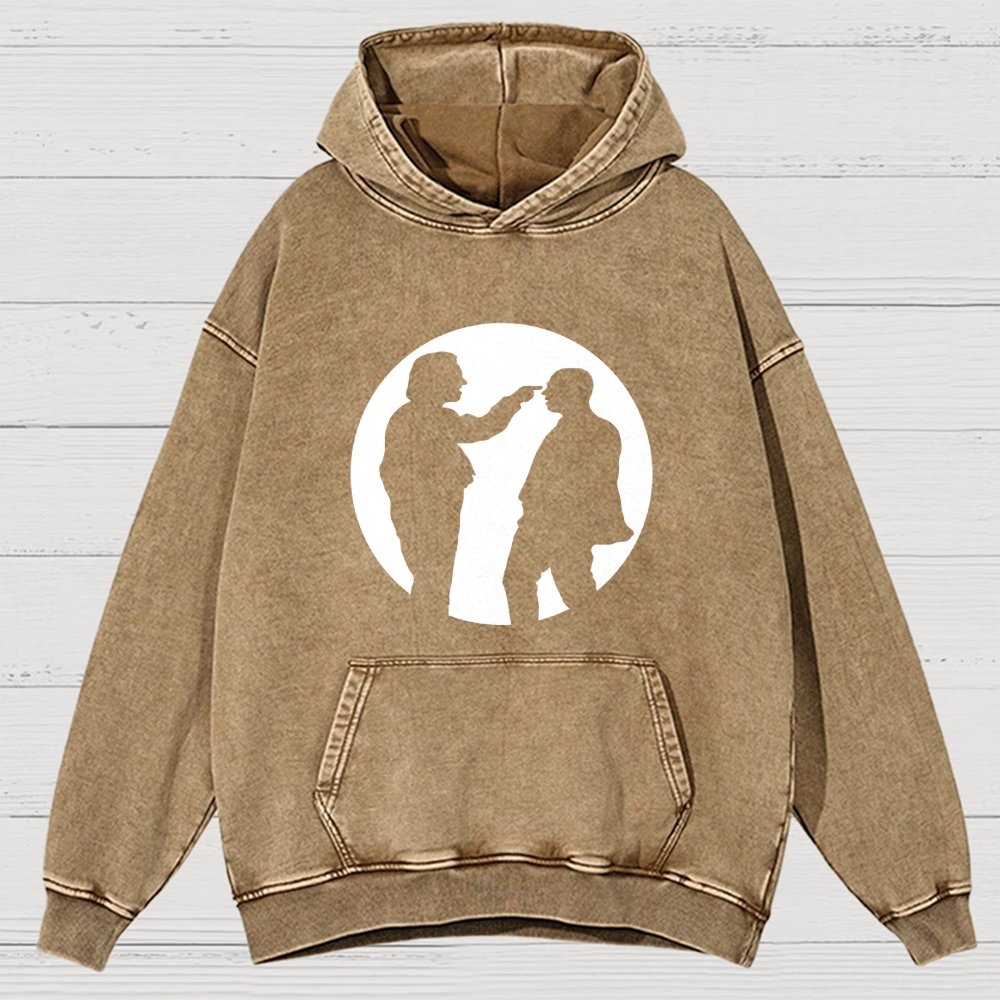 Bottom Spotlight Vintage Distressed Hoodie