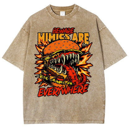 Mimics Are Everywhere Vintage Distressed T-shirt
