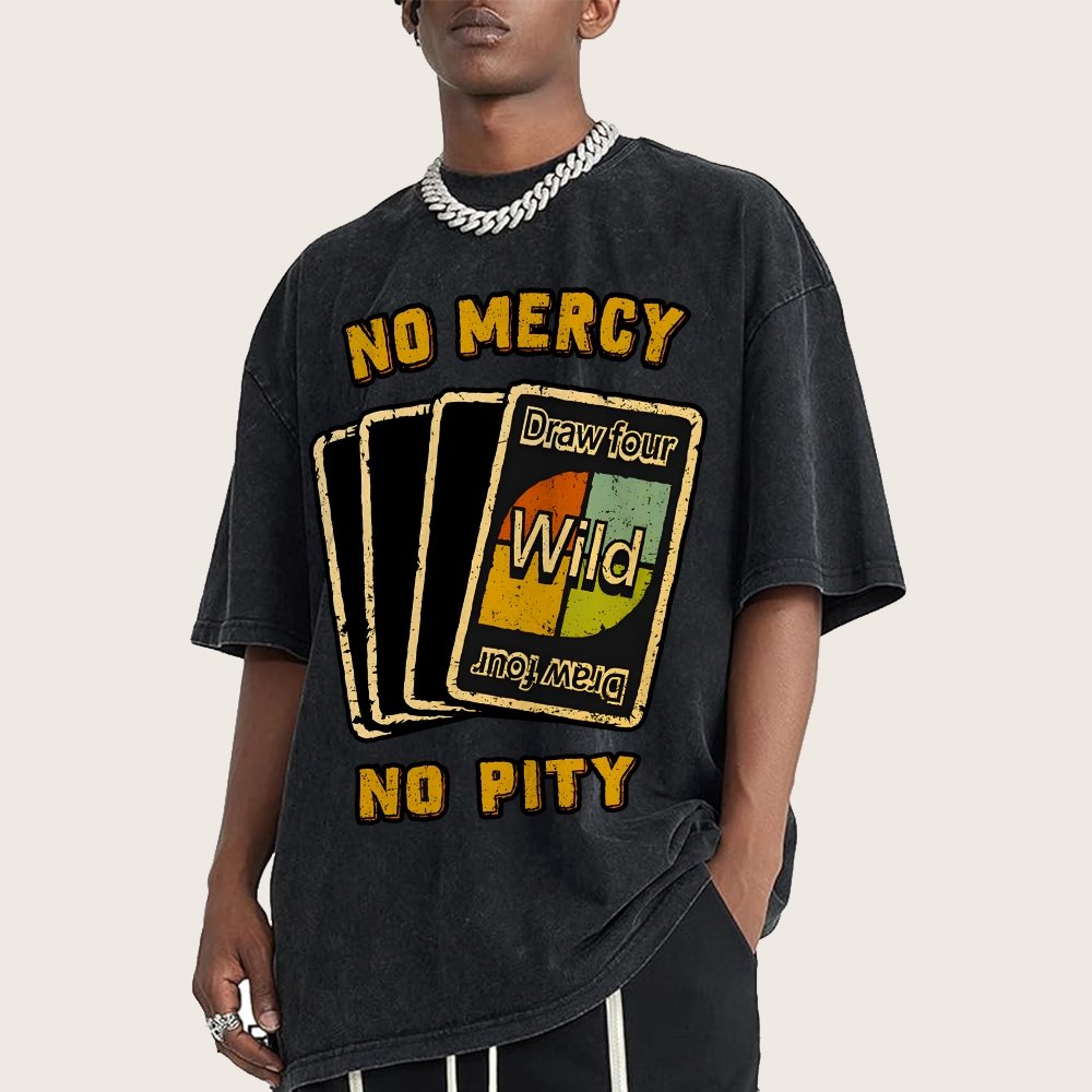 No Mercy No Pity Vintage Distressed T-shirt