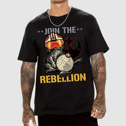 Join the Cat Rebellion Geek T-Shirt