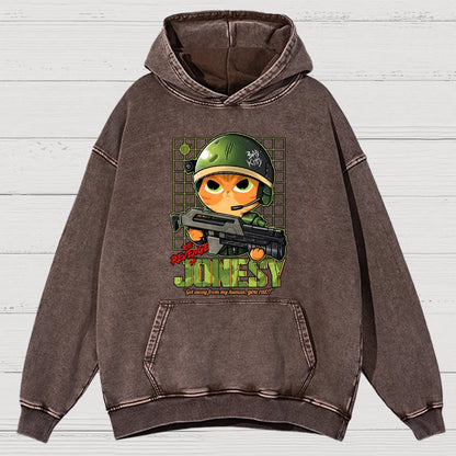 The Revenge Of Jonesy Vintage Distressed Hoodie