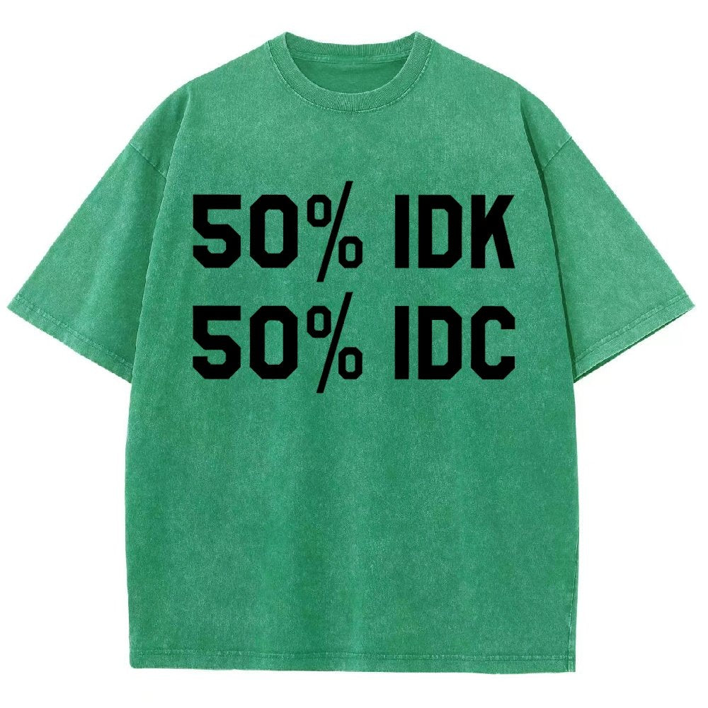 50% I Don't Care Vintage Distressed T-shirt