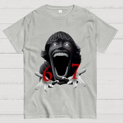 Funny Six Seven Meme Viral Quote  Geek T-Shirt