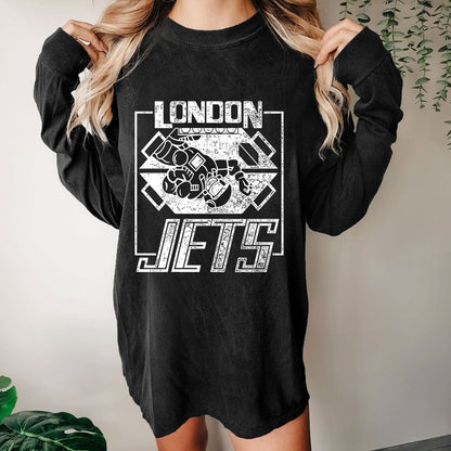 London Jets Washed Long Sleeve Tee