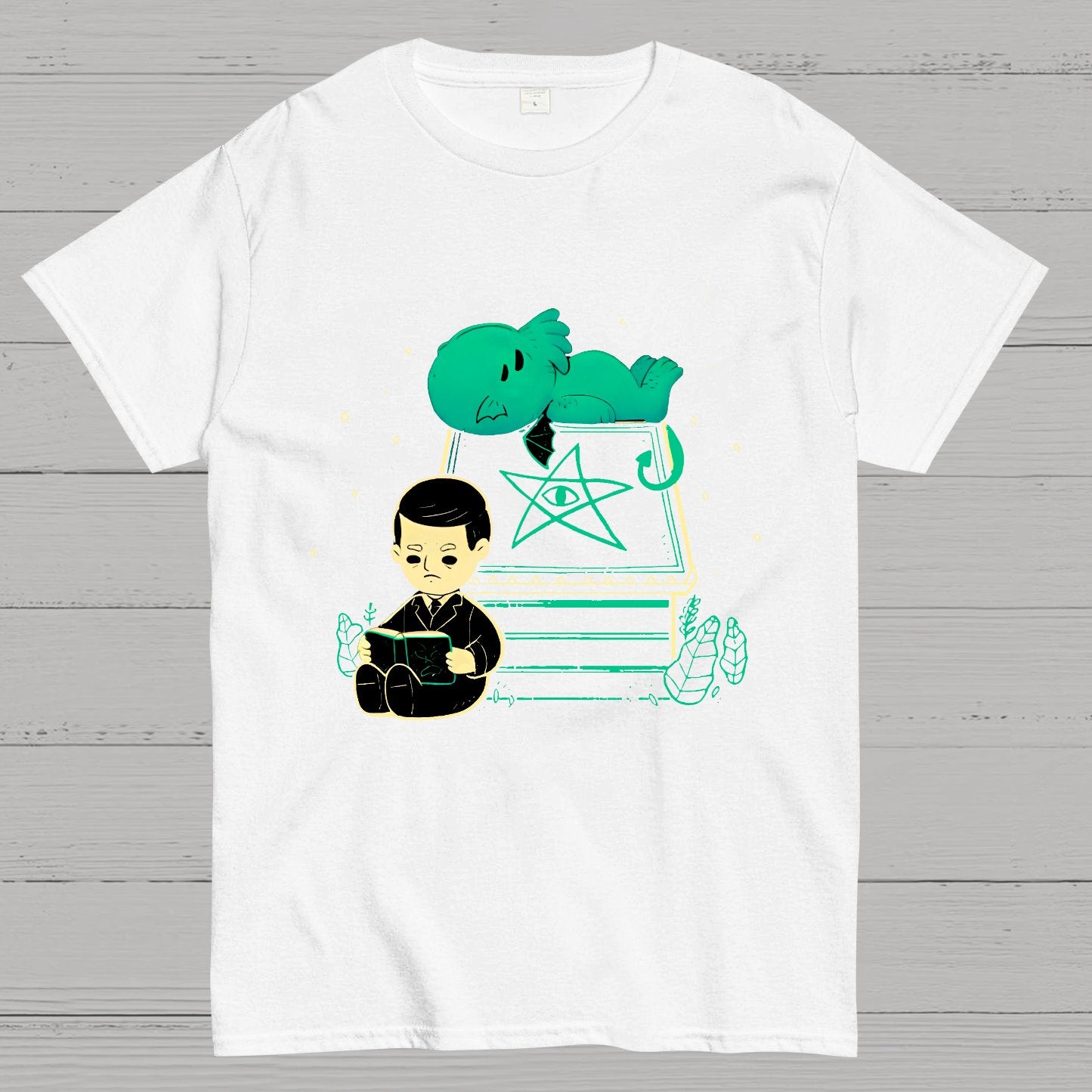 Cute Cthulhu And Lovecraft Geek T-Shirt