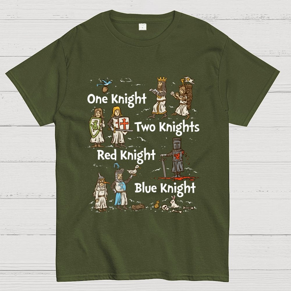 Red Knight, Blue Knight Unisex Geek T-Shirt