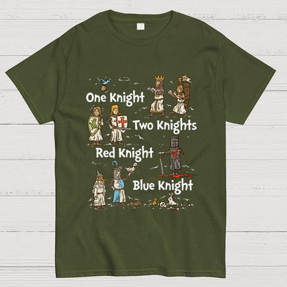 Red Knight, Blue Knight Unisex Geek T-Shirt