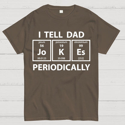 I Tell Dad Jokes Periodic Table Geek T-Shirt