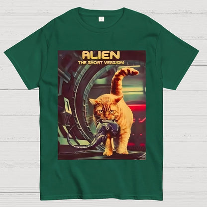 Mystery Cat Heavy Geek T-Shirt