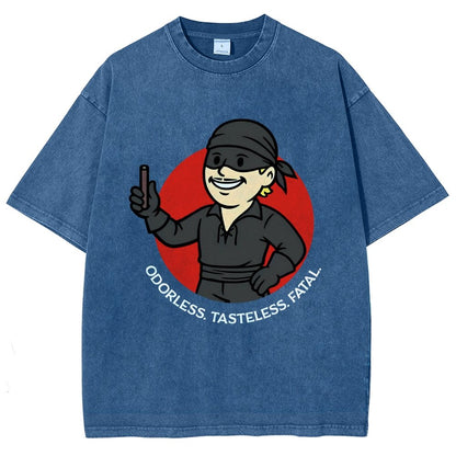 Odorless Tasteless Fatal Vintage Distressed T-shirt