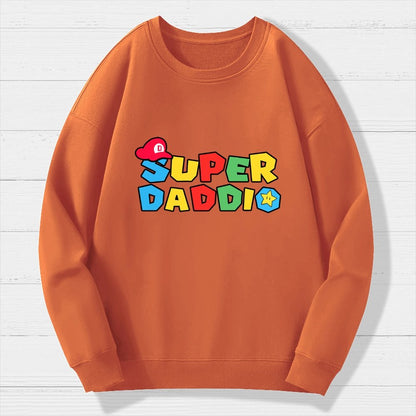Super Daddio Geek Cotton Sweatshirt