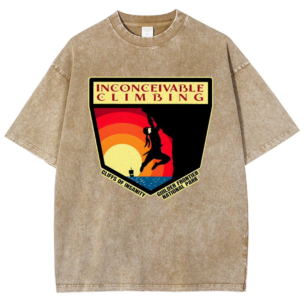 Inconceivable Climbing Vintage Distressed T-shirt