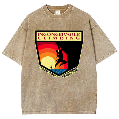 Inconceivable Climbing Vintage Distressed T-shirt