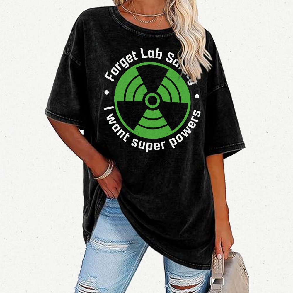 Forget Lab Safety Vintage Distressed T-shirt