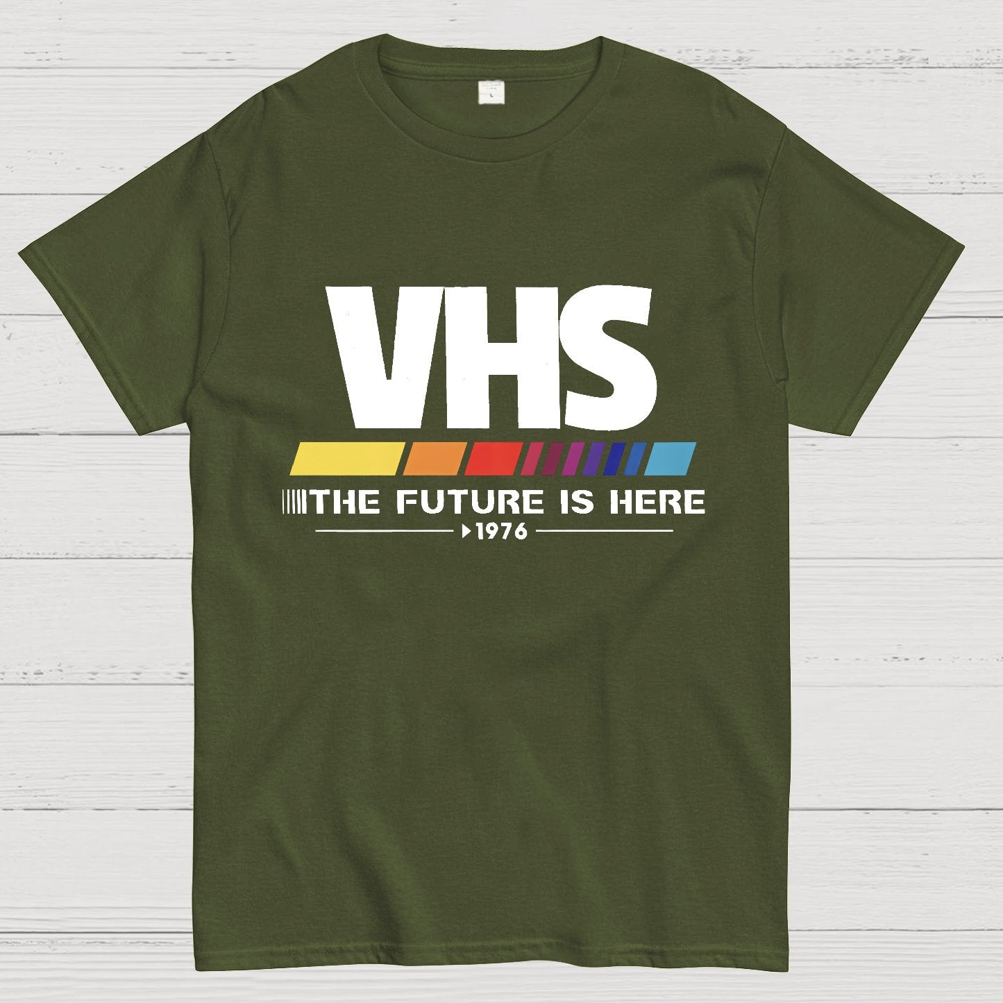 VHS - Video Homepage System The Future is Now Geeky T-Shirt
