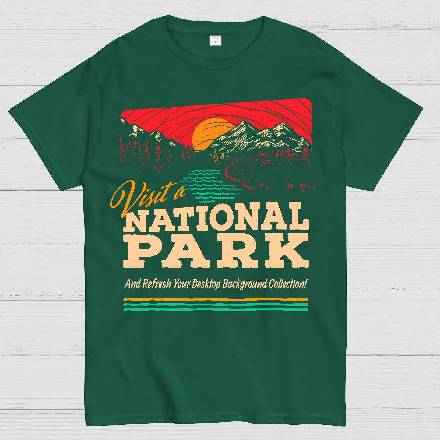 Visit a National Park Geek T-Shirt