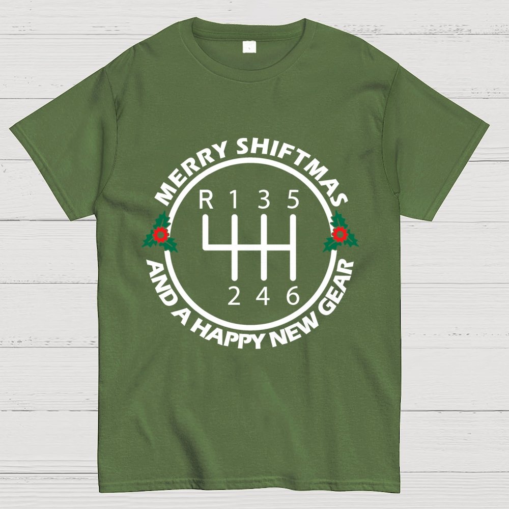 Merry Shiftmas And A Happy New Gear Geek T-Shirt