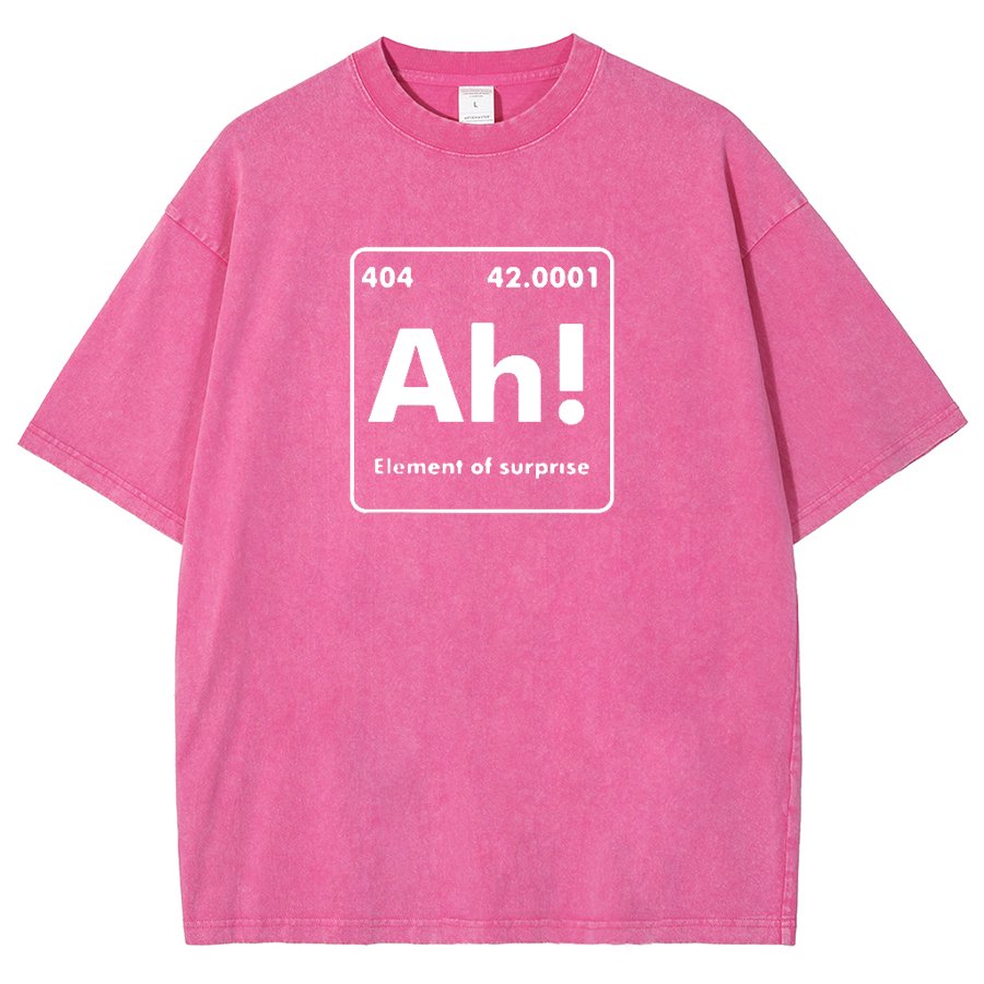 Ah! The Element Of Surprise Vintage Distressed T-shirt