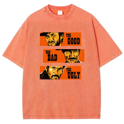The Good The Bad The Ugly Vintage Distressed T-shirt