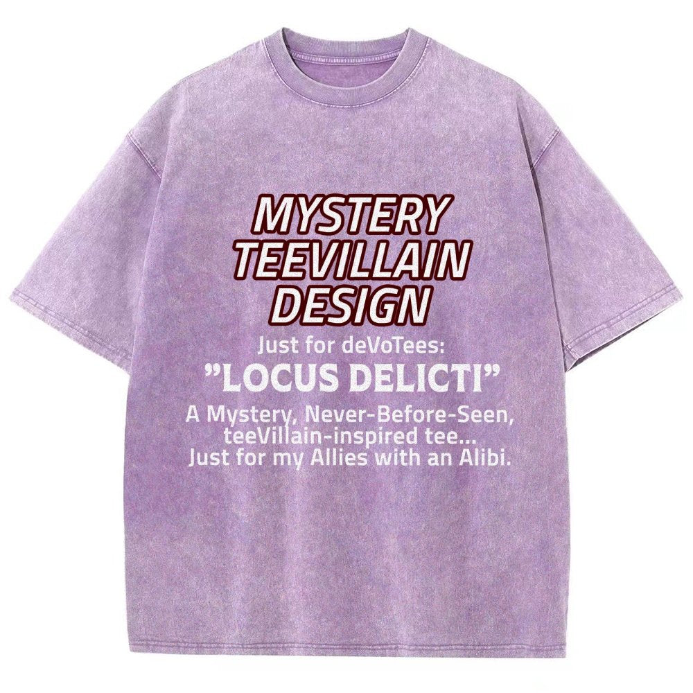 Locus Delicti Vintage Distressed T-shirt