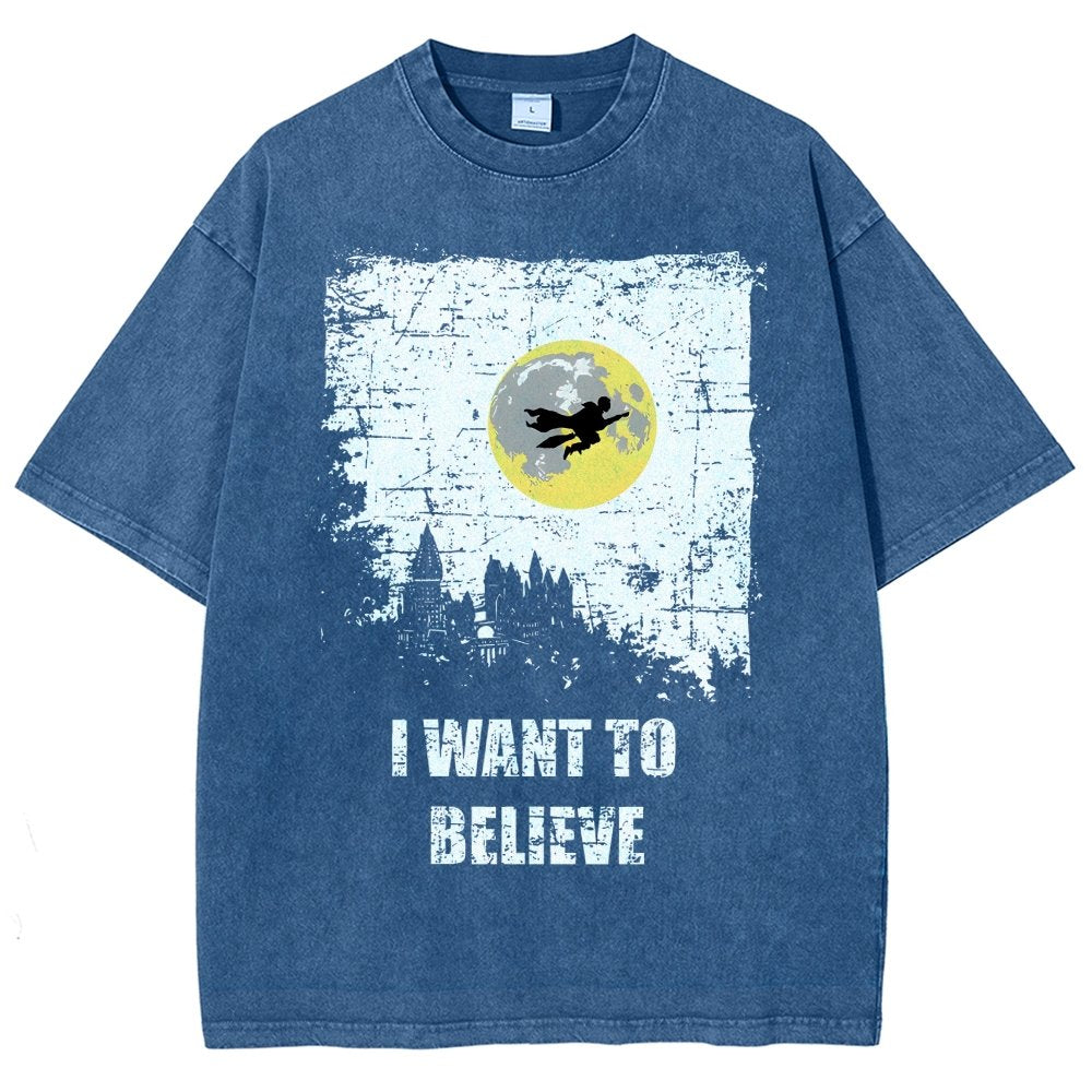 Believe Vintage Distressed T-shirt