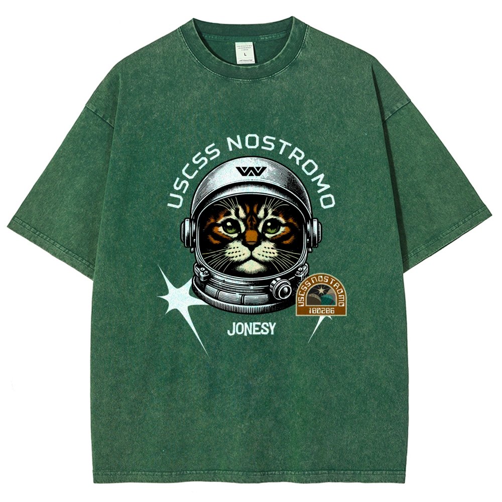 Jonesy The Space Cat Vintage Distressed T-shirt