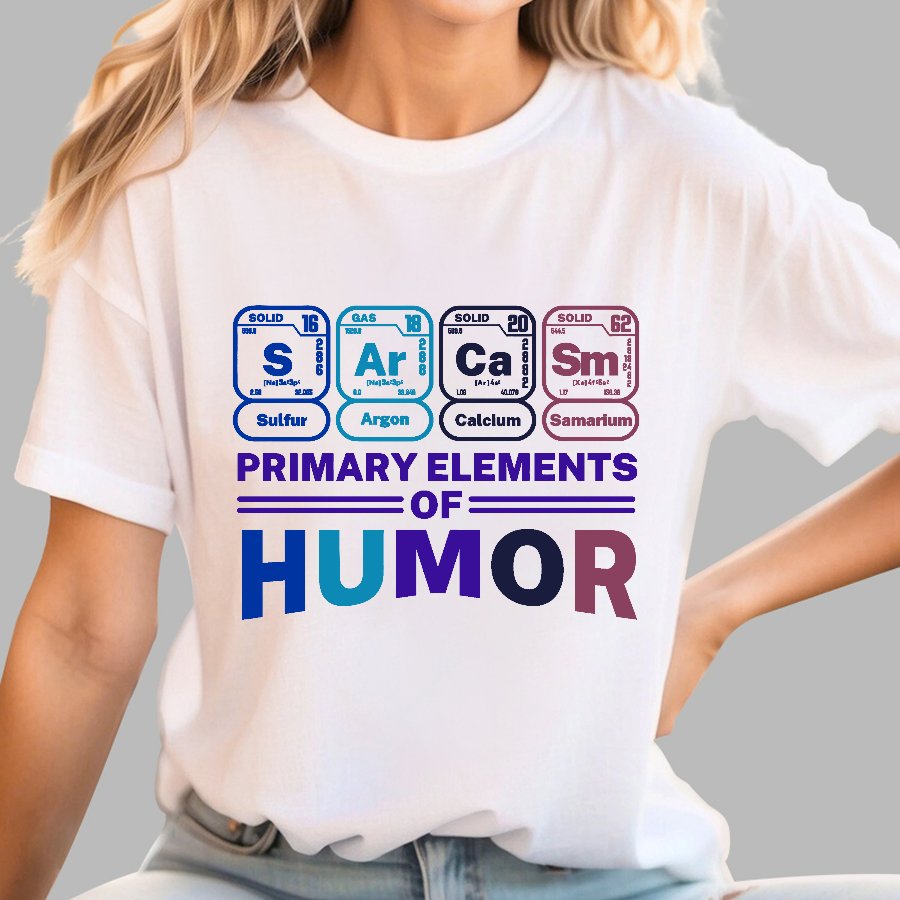 Primary Elements Of Humor Geek T-Shirt