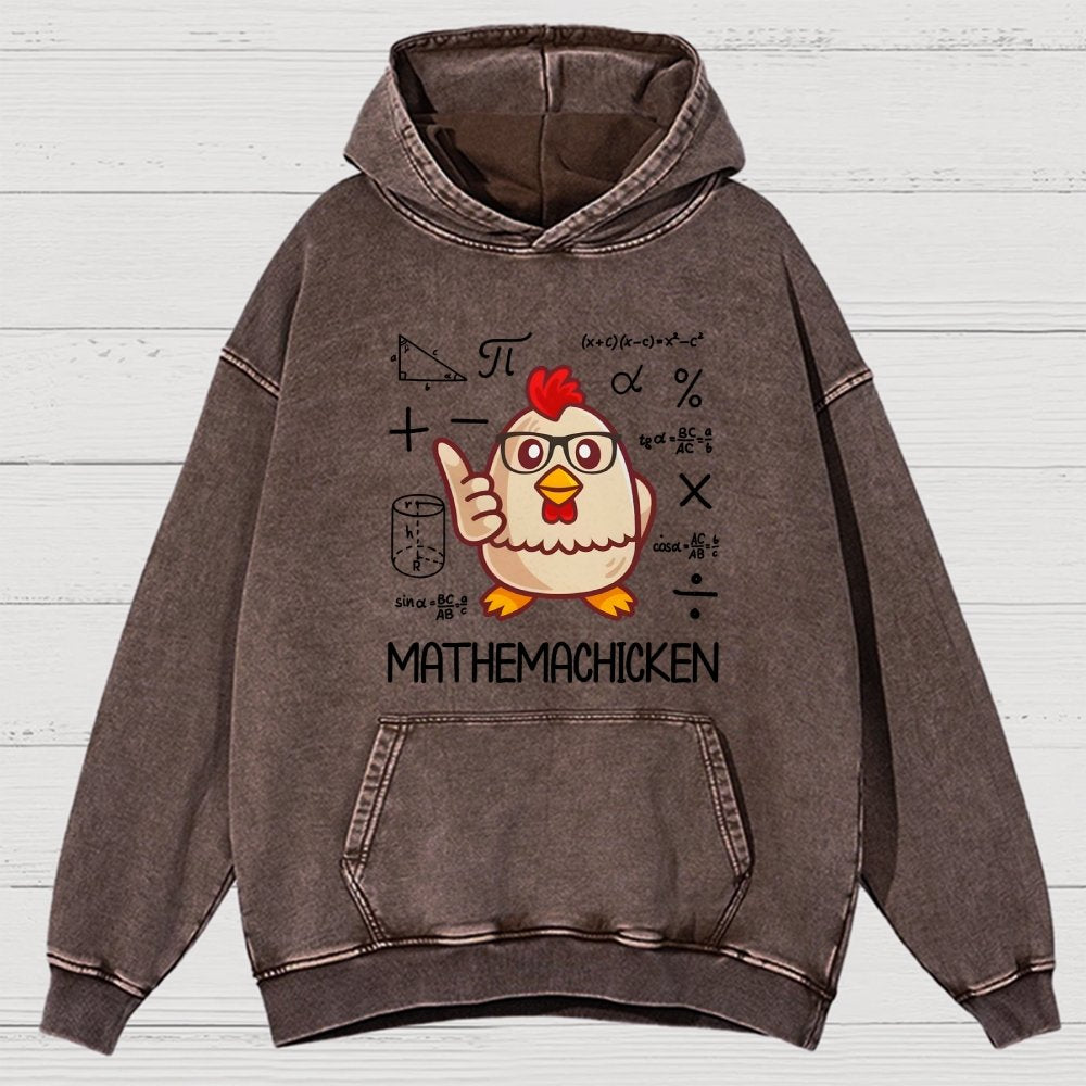 Math Pun Vintage Distressed Hoodie