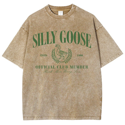 Silly Goose Official Club Vintage Distressed T-shirt