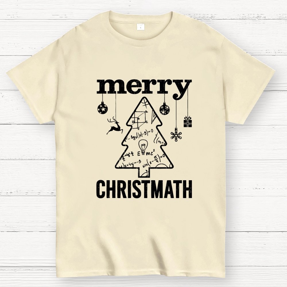 Merry Christmas Christmas Math Jokes Geek T-Shirt