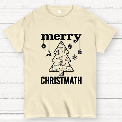 Merry Christmas Christmas Math Jokes Geek T-Shirt